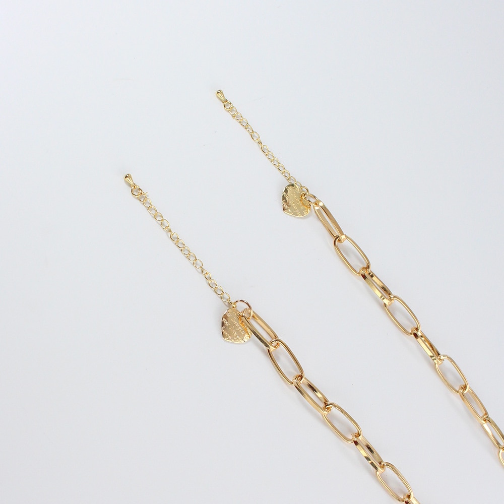 style personality retro gold plated human like pearl bracelet ocean wind gold thick bead chain bracelet Jewelry woman