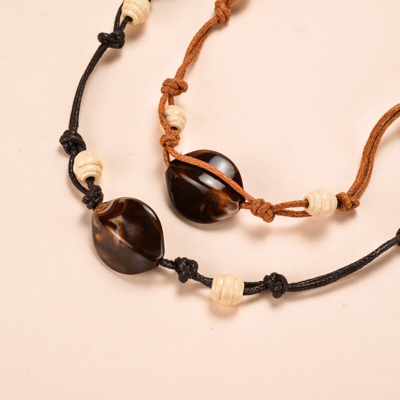 KASURE, Correa trenzada de cuentas acrílicas para mujer, cinturón Vintage bohemio, cinturón tejido, borla de punto, vestido informal, cinturones bohemios