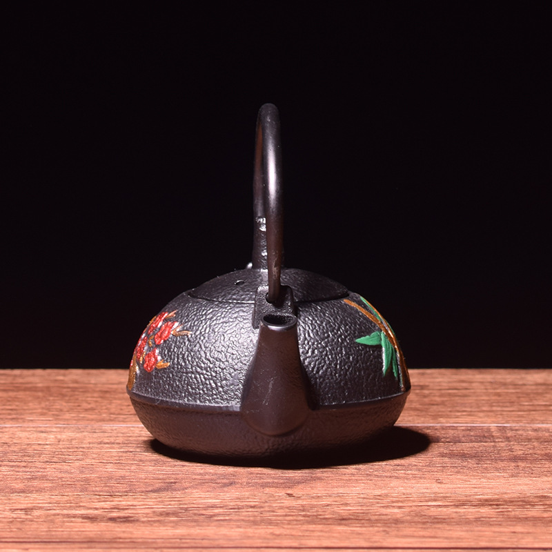 Retro støbejernskedel tekande kungfu kedel boligindretning 300ml