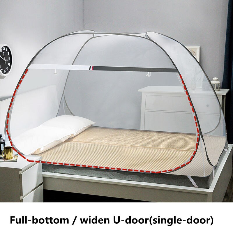 Rits Yurt Klamboe Student Dingle Bed Slaapkamer Bovenste En Onderste Stapelbed Beugel Klamboe Inklapbare Outdoor Klamboe