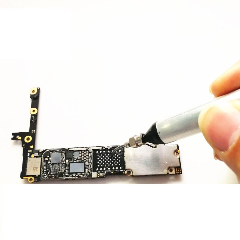 IC SMD Vacuum Sucking Suction Pen Remover Sucker Pump IC SMD Tweezer Pick Up Tool Solder Desoldering with 3 Suction Headers