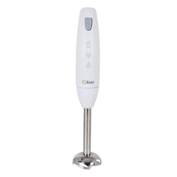 Mixeur plongeant Kiwi 200W Acier inoxydable Blanc