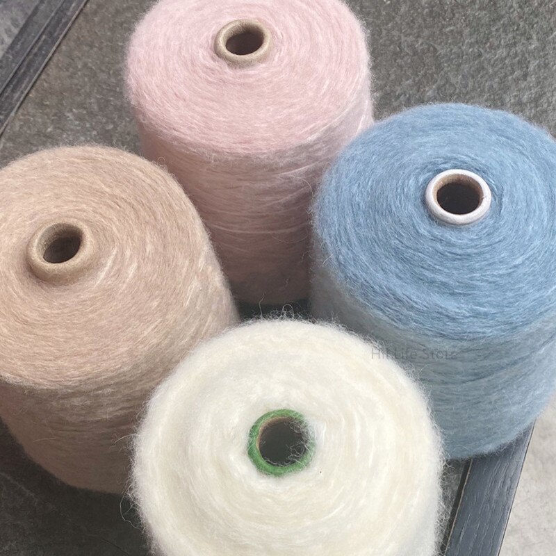 500G/Groep 2Mm Holle Dikke Garen Wol Mohair Breien Garen Warm En Zacht Diy Hand-Gebreide trui Sjaal Groep Garen