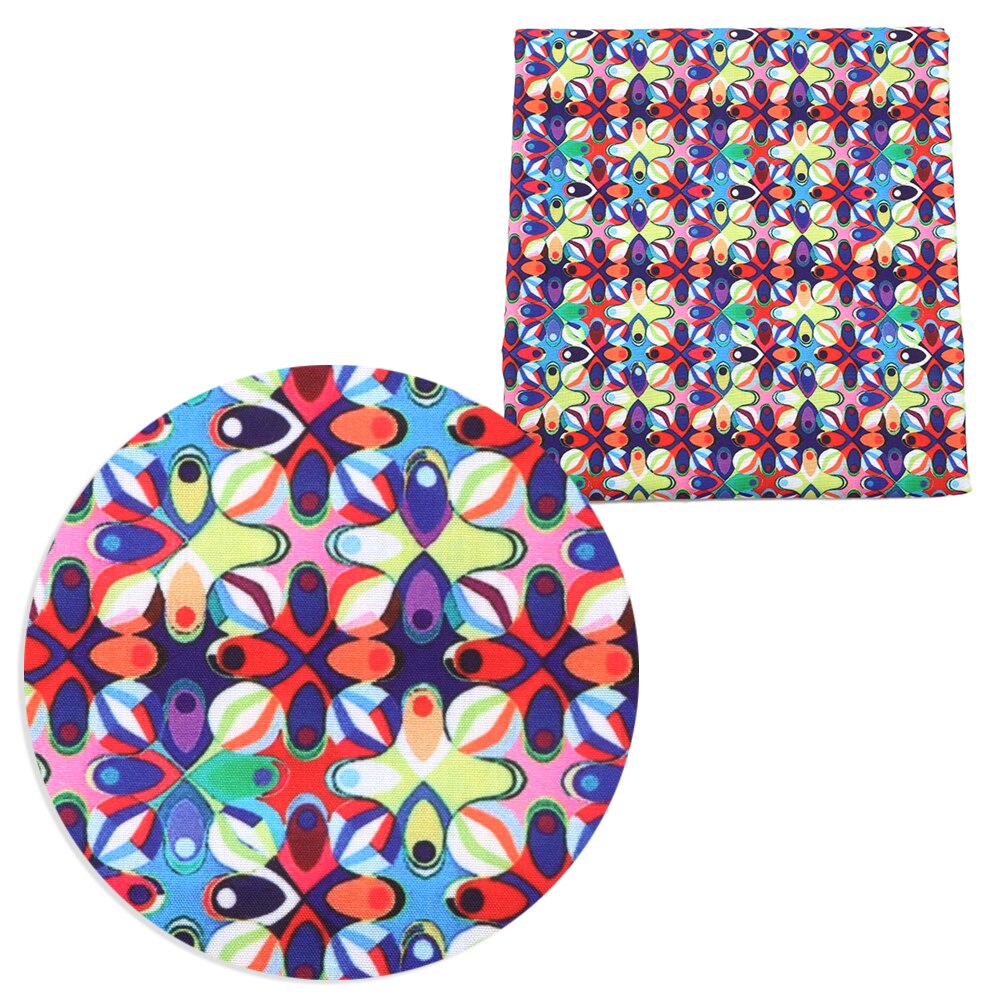 50*145cm Love Heart Cartoon Printed Polyester Cotton Fabric DIY Handmade Material For Making Home Textile,1Yc9863: 1100110001