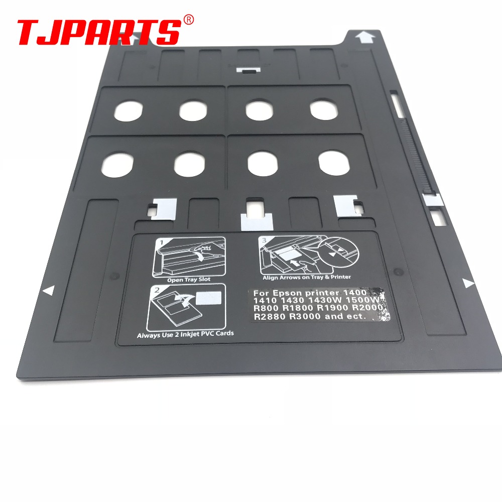 1PC X Plastic Inkjet PVC ID Card Printing Tray for Epson 1400 1410 1430 1430W 1500W R800 R1800 R1900 R2000 R2880 R3000 P400 P600