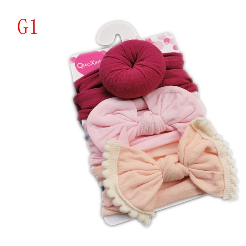 Lente Herfst Baby Hoofdband Meisjes Twisted Geknoopt Zachte Elastische Baby Meisje Hoofdbanden Baby Hoofddeksels Haaraccessoires Haarband: 09