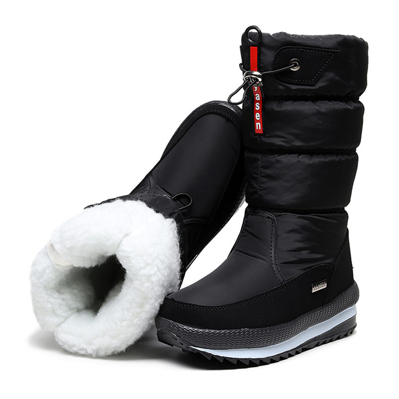 Women Snow Boots Platform Winter Boots Thick Plush Waterproof Non-slip Boots Women Winter Shoes Warm Fur Botas mujer