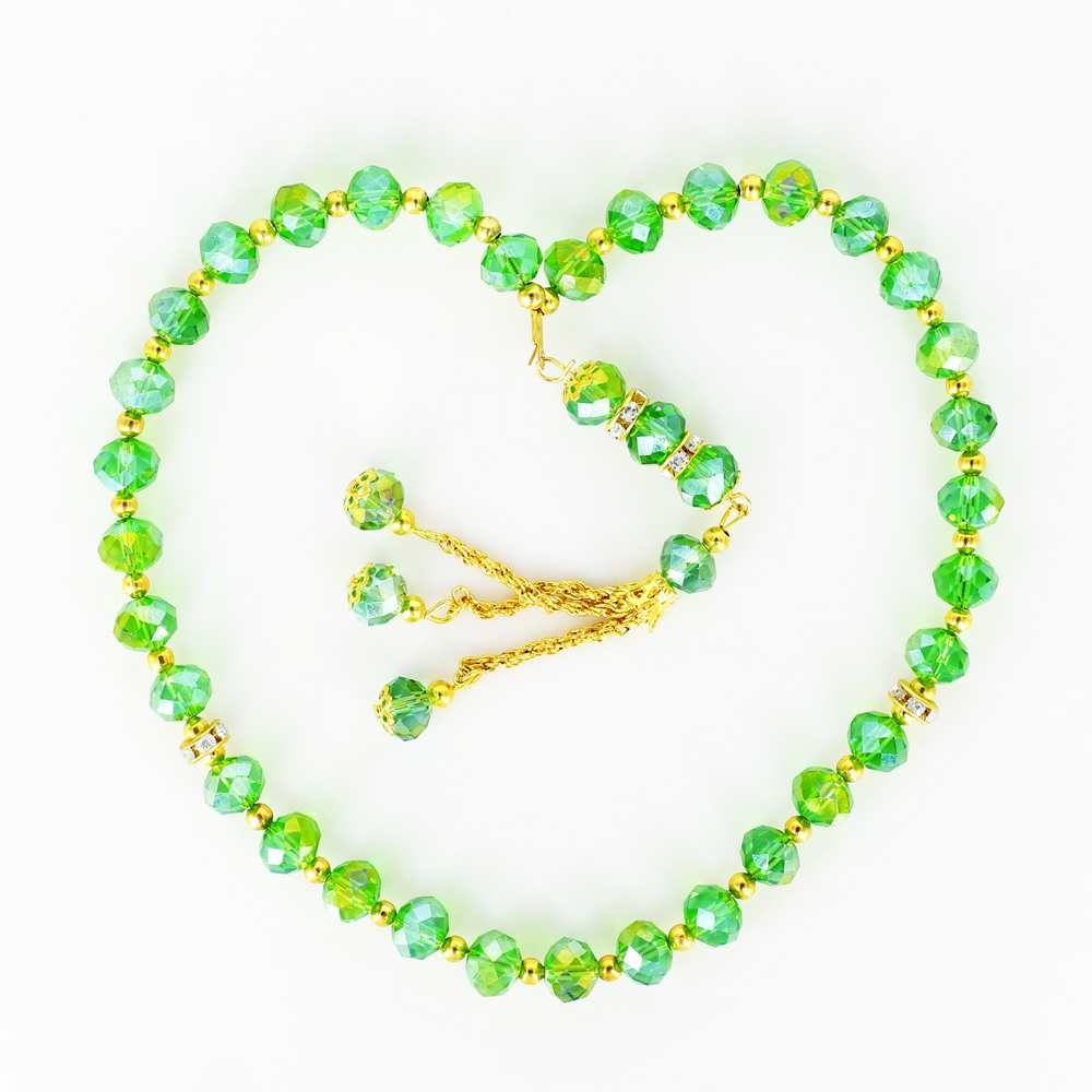 Tasbih perles de prière bracelet Islam musulman perle de prière Tasbeeh compteur Zikr chapelet perles Masbaha méditation Bracelets pour femme hommes: Argent