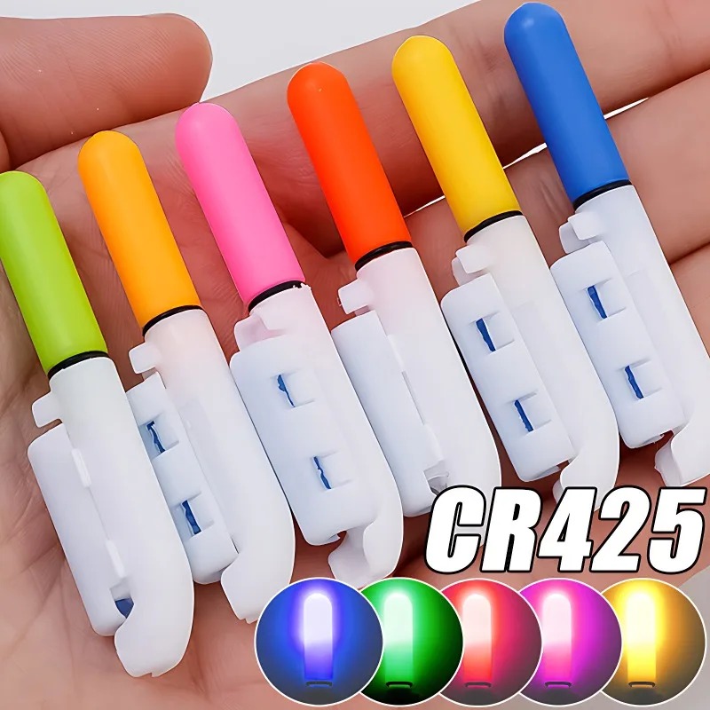 Bâton lumineux LED électronique pour la pêche de nuit, 1 à 5 pièces, flotteur étanche pour pêche de roche, batterie gonflable