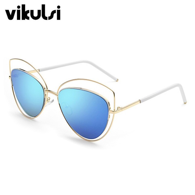 gafas de sol de espejo rosa de gran tamaño ojo de gato Vintage mujeres gafas de sol de mujer gafas de sol de señora al por mayor