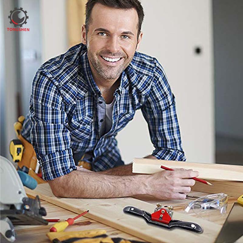 10 '' justerbar spokeshave med flad base metalblad... – Grandado