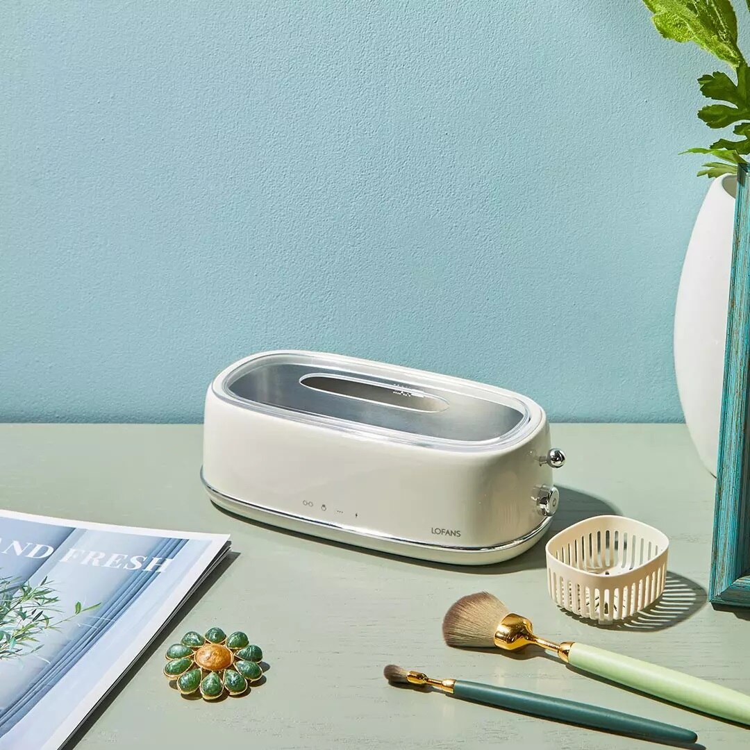 Lofans C3 Ultrasonic Cleaning Machine Portable High Frequency Vibration Cleaning Machine Jewelry Glasses Watch Cleaning