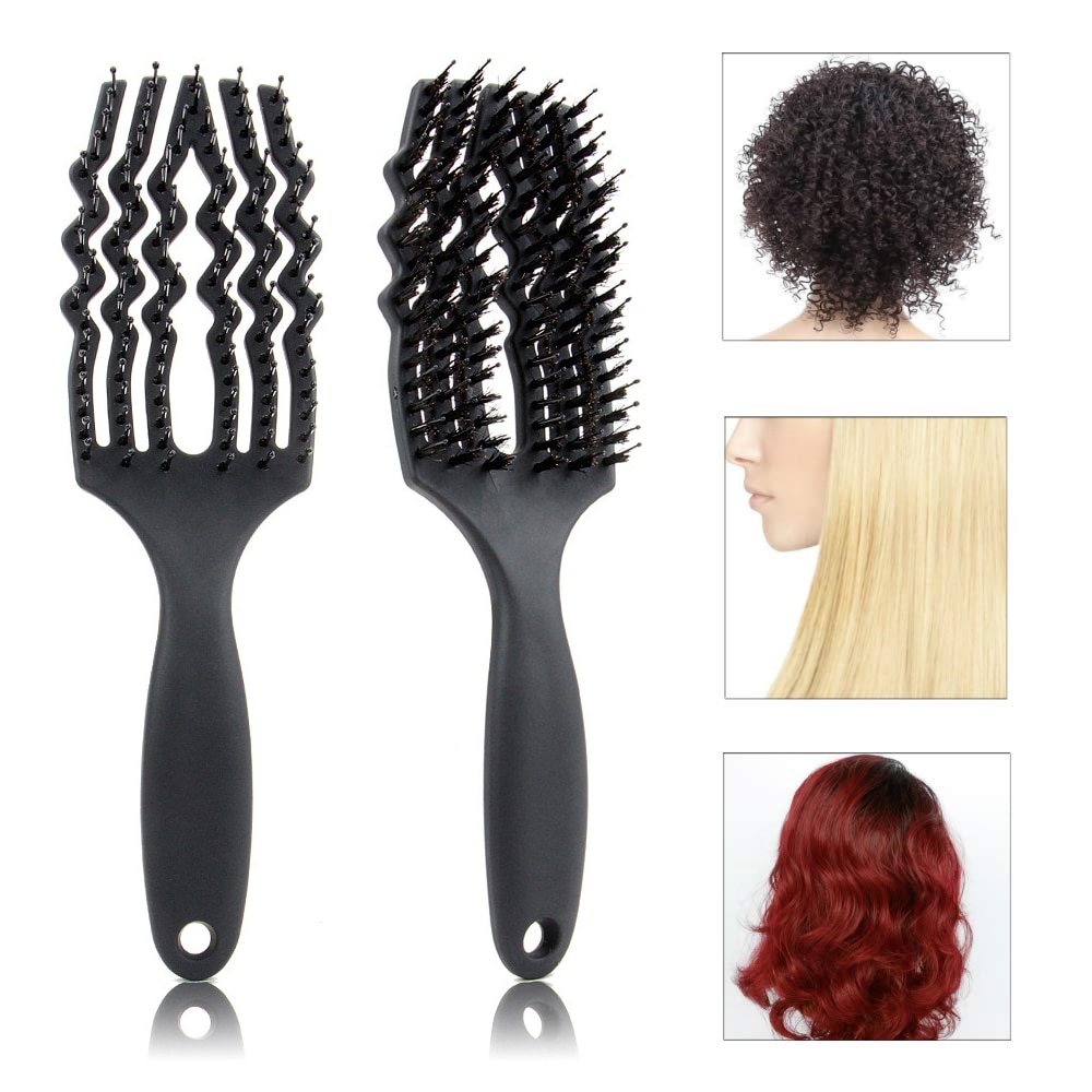 Haar Borstel Haar Kam Detangling Hair Brush Ontwarren Luizen Massage Kam Vrouwen Wirwar Kappers Salon Haar Borstel Kapper