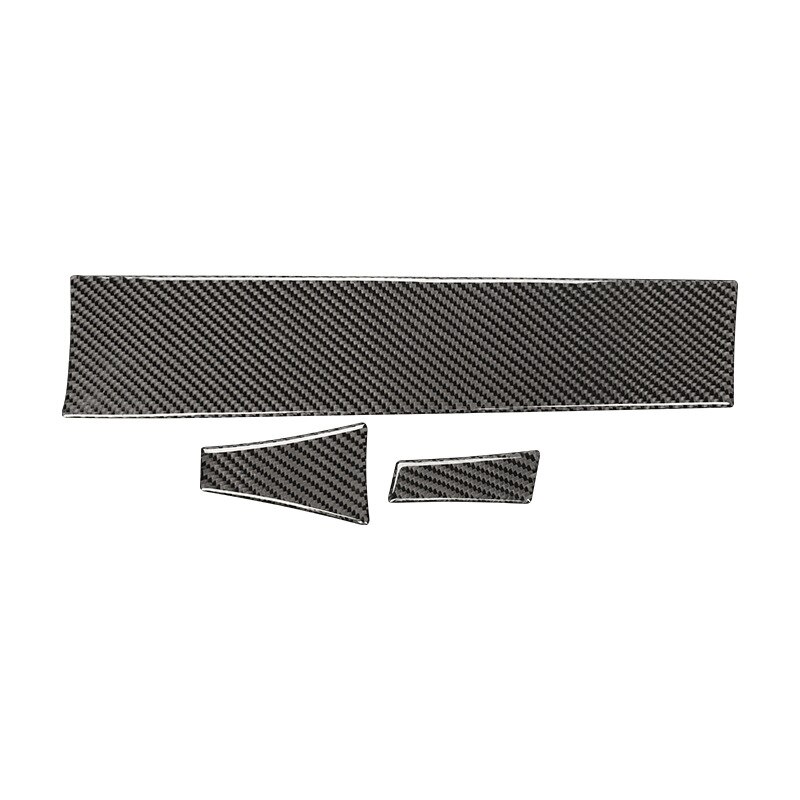 Lhd For Porsche Macan Accessories Carbon Fiber Sticker Center Console Strip Interior Trim