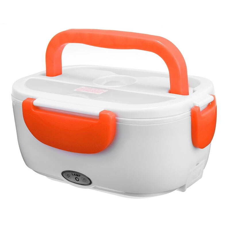 1.5L 220V Verwarming Container Lunchbox Draagbare Voor School Kantoor Verwarmd Lunchbox Voedsel Container Maaltijden Kids Bento Lunch dozen: Orange