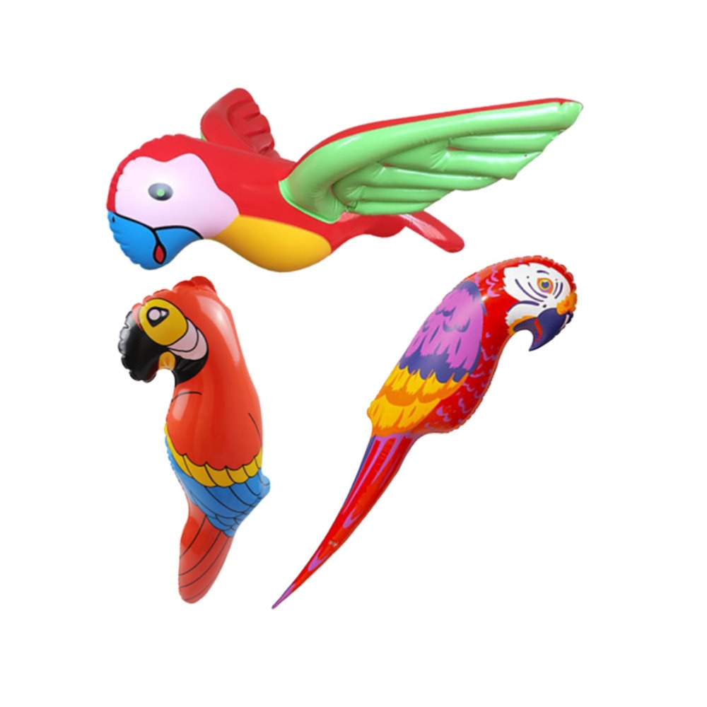 3 Pcs Opblaasbare Papegaai Ballon Opblaasbare Vogel Decoratie Kinderen Speelgoed Feestartikelen