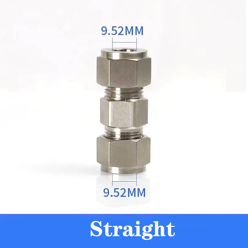 10 stuks hogedruk stoel vernevelingssysteem fittingen, rechte gezamenlijke mondstukken, snelkoppeling, tee elleboog, 3/8 ", 9,52 mm,: YELLOW