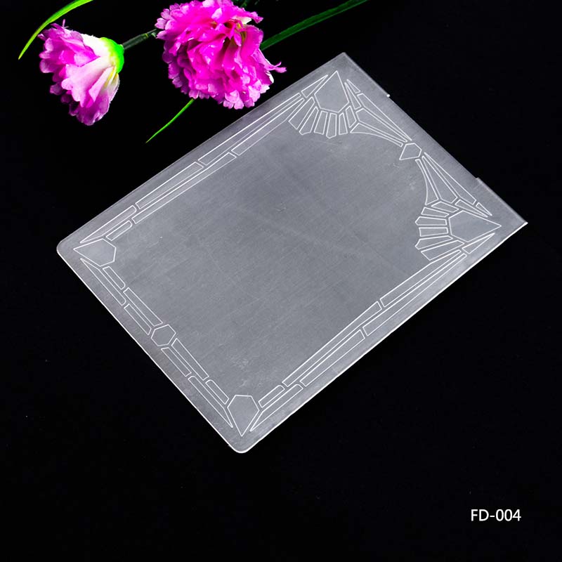 The Embossing Plate Scrapbook Circular DIY Paper Cutting Dies Scrapbooking Plastic Embossing Folder