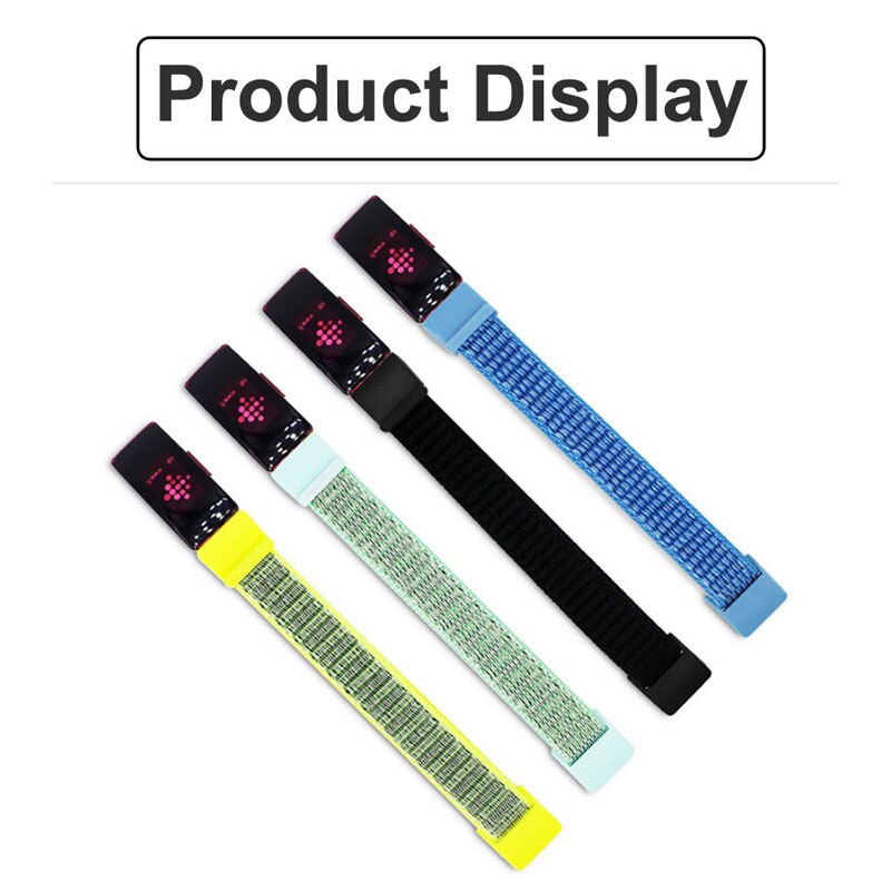 Fitbit Inspire HR Band Replacement Bracelet For Fitbit inspire Nylon Wrist Strap Velcro Wristband Smart accessories