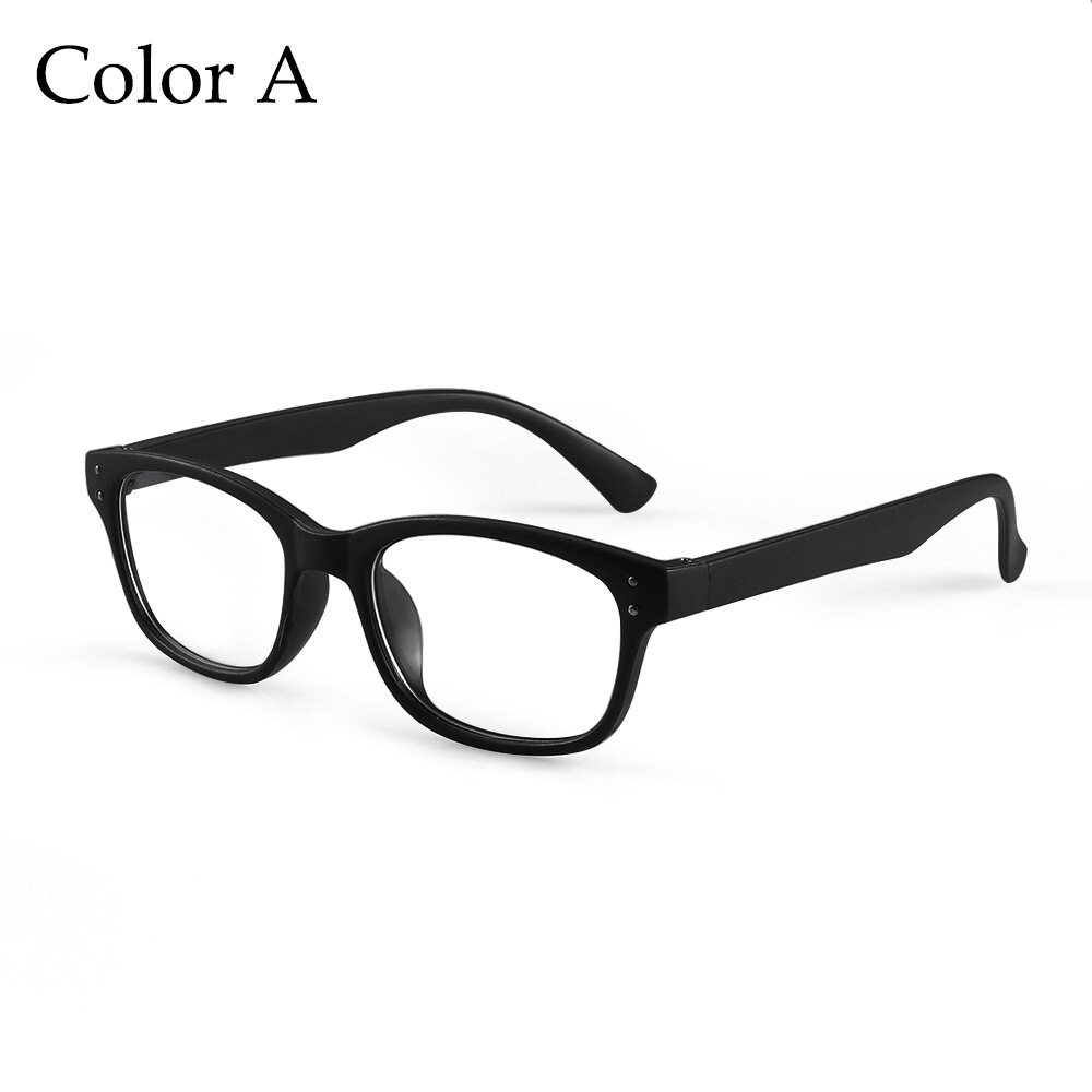 1PC lumière bleue lunettes Anti rayons bleus rayonnement bloquant lunettes hommes femmes ordinateur lunettes Anti-UV UV400 plat miroir lunettes: Color A