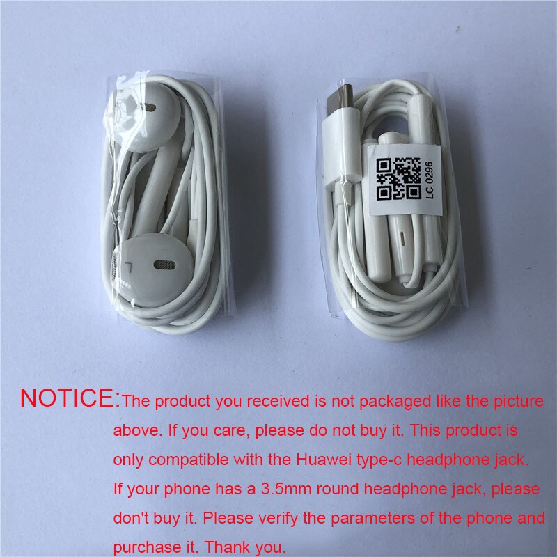 HUAWEI Original CM33-auriculares, intrauditivos USB tipo C con micrófono y volumen, HUAWEI Mate 10pro 20 X RS P20 Pro Note 10