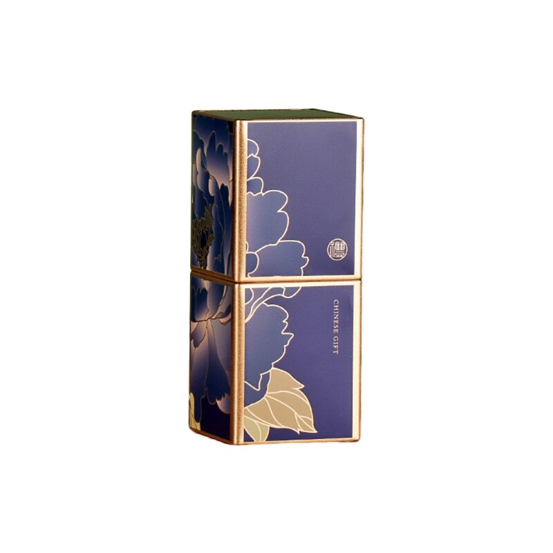 Mini récipient à thé, boîte à bougies, bonbons, Snacks, Pots de fleurs, sucre épices herbes, boîte de rangement, emballage stockage de thé en vrac: Navy Blue