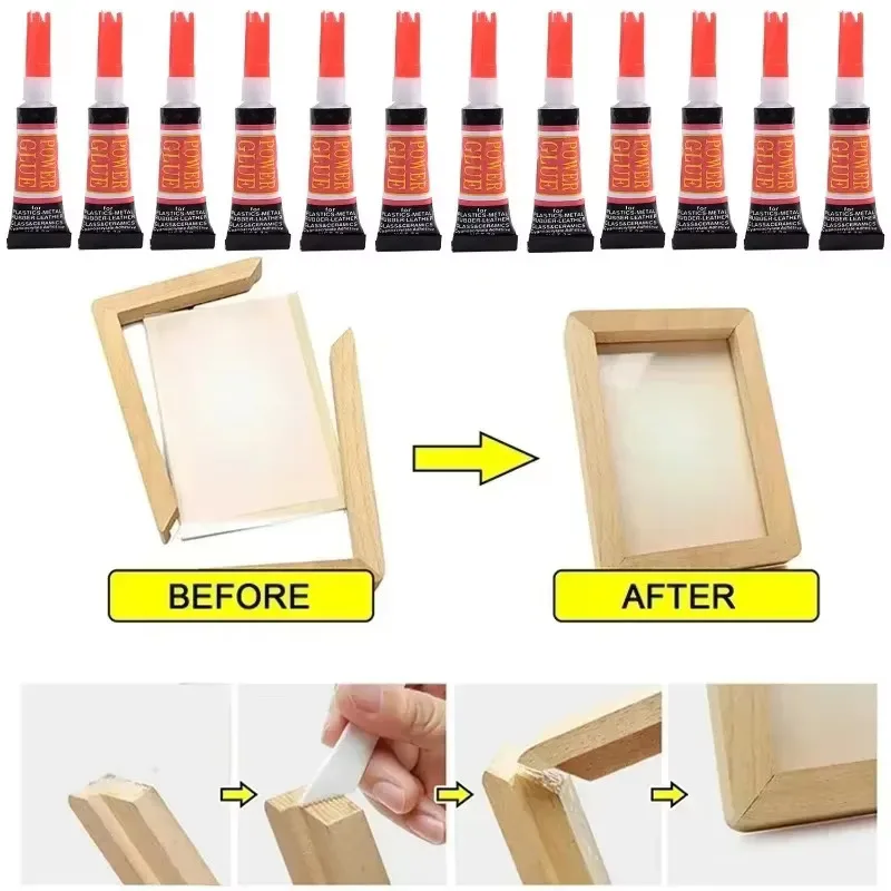 Flüssiger Superkleber, Holz, Leder, Gummi, Metall, Glas, Cyanacrylat-Kleber, Schreibwarenladen, Nagelgel 502, sofortiger, starker Bond-Kleber