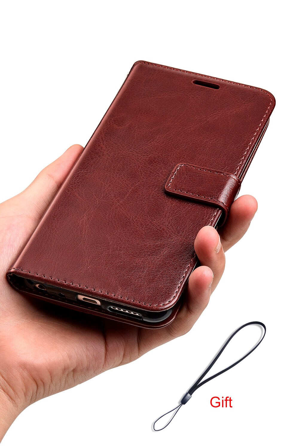 Luxury Flip Leather Case For Huawei Honor 7A Pro Case on Honor 7A Pro back cover phone Case For Huawei Honor 7 A Pro