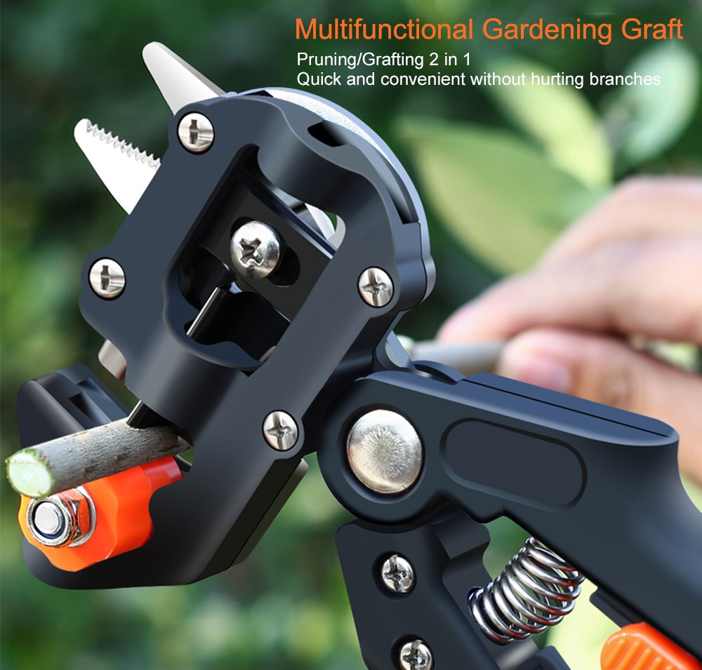 Herramienta de mano para Injerto de jardín, Kit de injerto para Injerto de árboles frutales, tarjeta de vacuna sin esfuerzo, embalaje para injerto