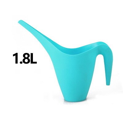 Plastik vandkande blomst vanding kedel hjem have gårdhave vanding potte lang mund haveredskaber: Blå 1.8l