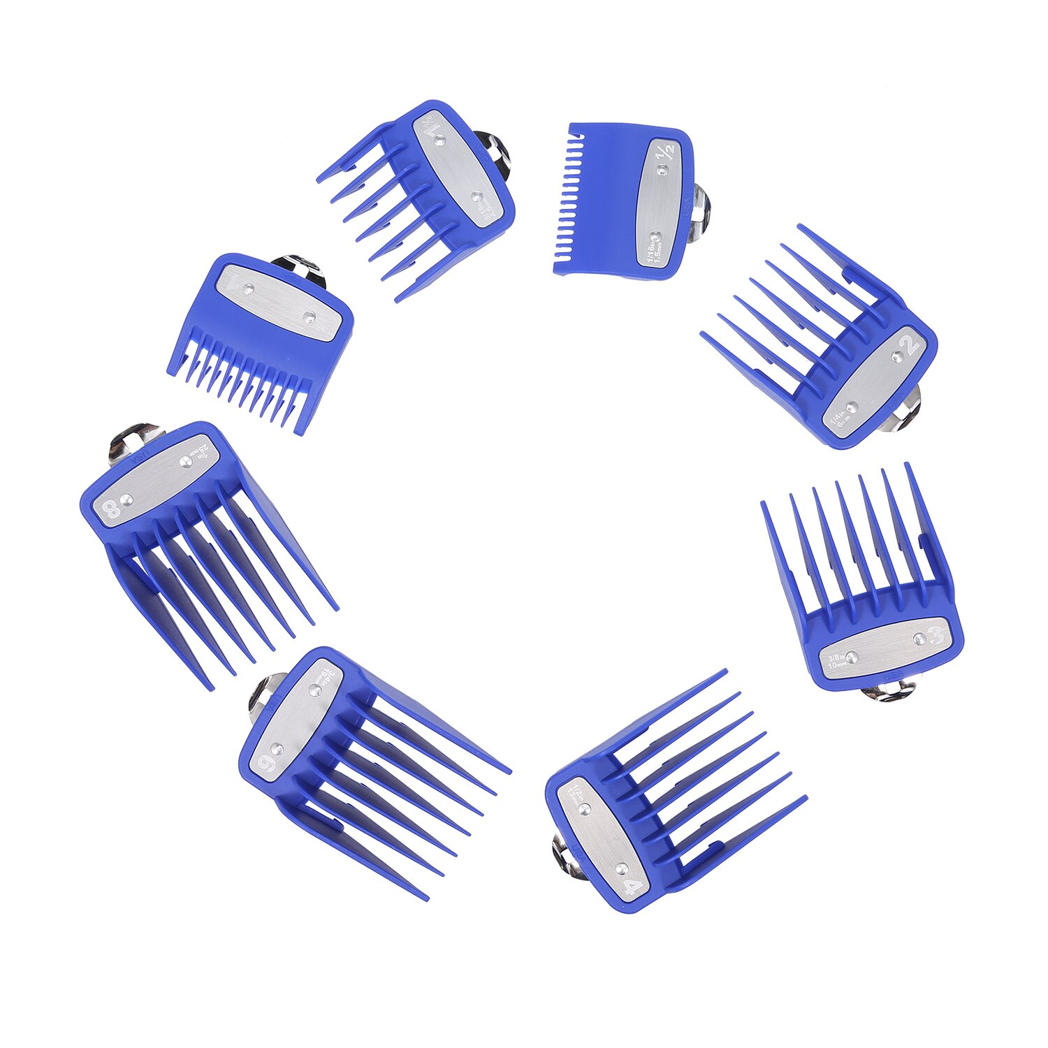 8 maten Gids Kam Set Tondeuse Snijden Kammen Gids Attachment Limiet Kammen Kapper Vervanging Haar Styling Tool Salon