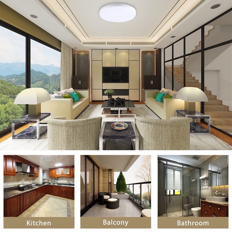 Opbouw PIR Bewegingssensor LED Plafond Lampen 8W 18W Nacht Verlichting Moderne Plafond Verlichting Voor Entree Balkon gang