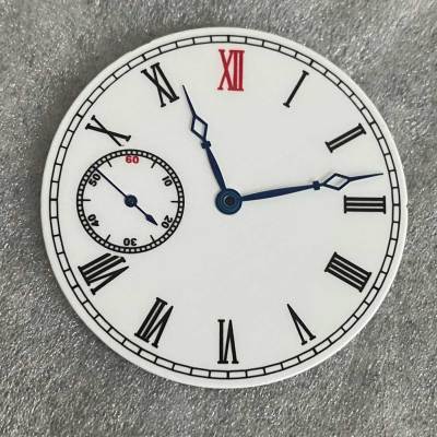 38.8mm White Watch Dial with or without Watch Hands No Luminous Watch Accessories Suitable for ETA 6497 / ST3600 Movements: B2