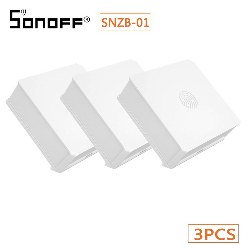 SONOFF Zigbee SNZB-01 Mini Wireless Switch eWeLink APP Remote Control Smart Home Switch Works With ZBBridge IFTTT: 3pcs SNZB-01