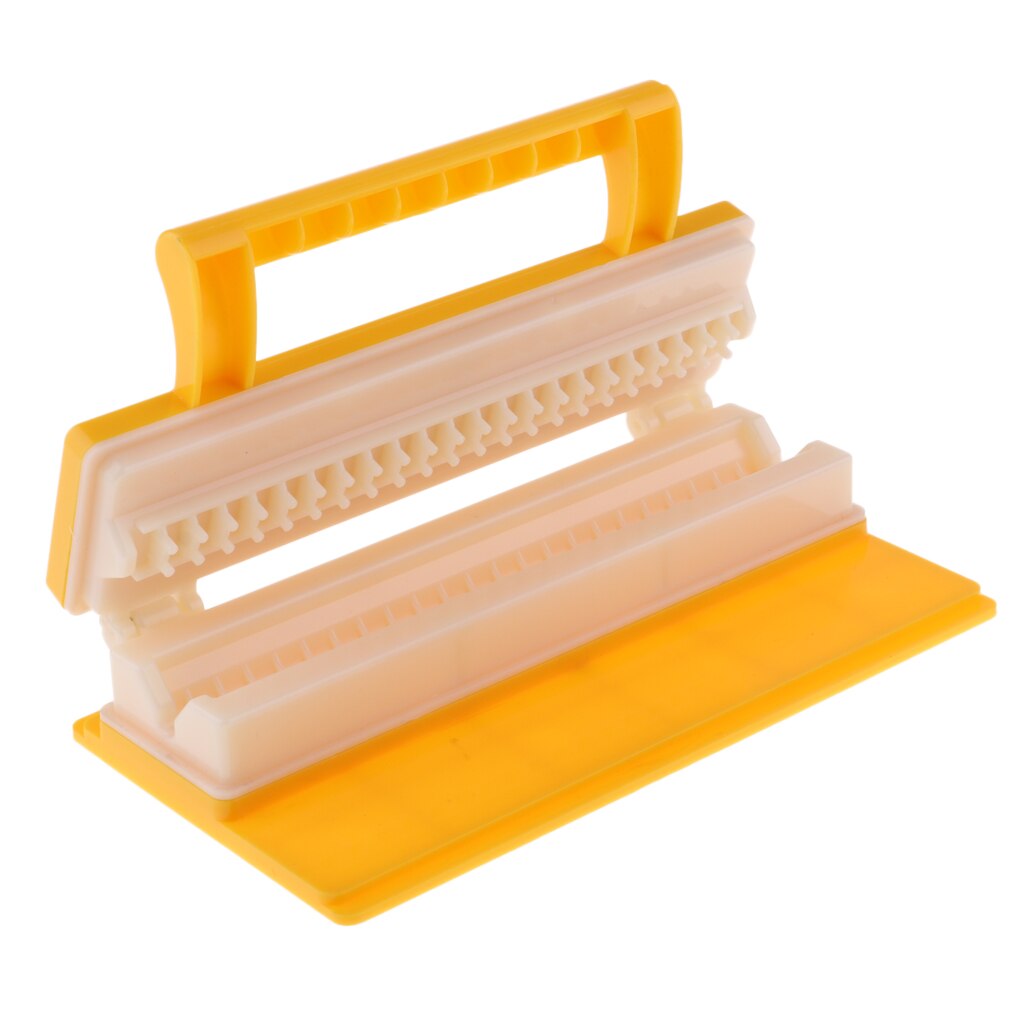 Easy BBQ Kebab Maker Barbecue Skewer Machine Yellow for Meat Vegetable Fruit Outdoor Camp Cooking Picnic BBQ Barbecue