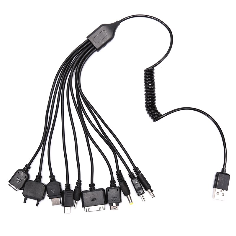 Multi Pin Kabel Lader Usb Adapter Kabel Data Kabel Cord 10 In 1 Multifunctionele Usb Data Transfer Kabel Universele