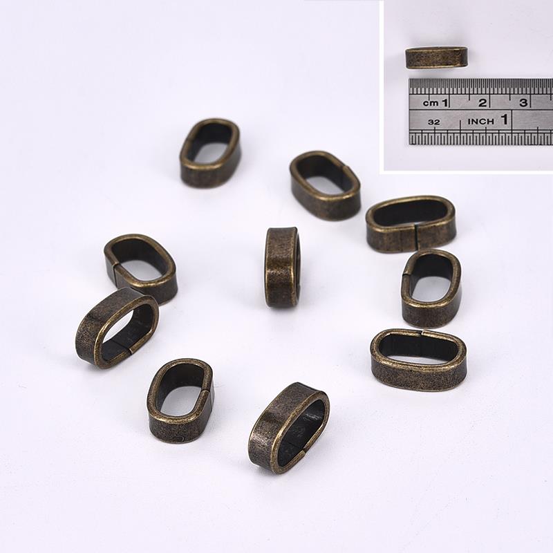 10 stück edelstahl metall Abstandshalter Rohr perlen Reize Schieberegler großes See 6mm 8mm für männer schmuckherstellung diy lederband Armbinde: Nr. .12 See 12 x 6mm