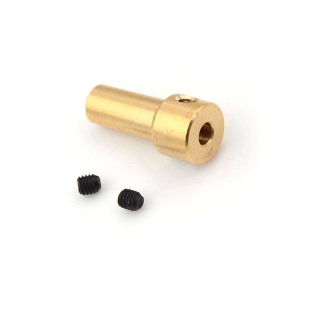 One Piece Brass 2.3mm Motor Shaft Clamp Electric Drill Chuck JT0 Coupling Motor Shaft Coupler Clamp