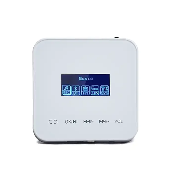 86 Bluetooth Mini tło domu System muzyczny jest kompatybilny ze szklaną klawisz dotykowy wzmacniacza ściennego i obsługuje FM USB TF: BŁĘKITNA
