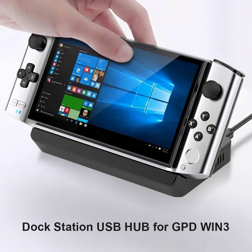 Handheld Dock Station HUB External Game Console Holder External Splitter Games Accessories for GPD WIN 3