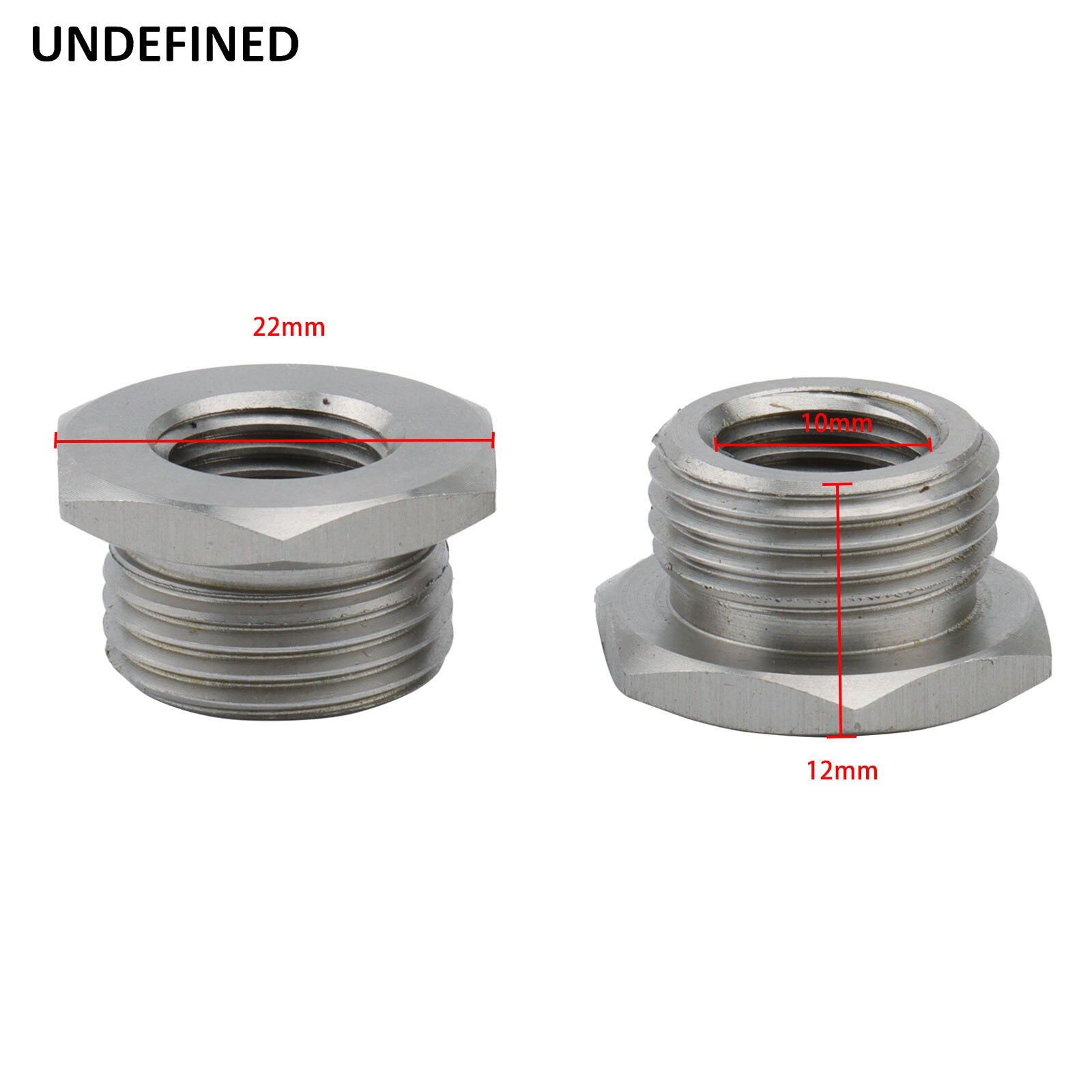 Motorcykel udstødning  o2 ilt sensor porte stik adaptere bungs rør 18-12mm til harley dyna fatboy electra glide softail flstf