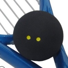 Suzakoo 1 Stuks Squash Racket Twee-Geel-Stippen Squash Training Oefening Voor Beginners Trage Bal
