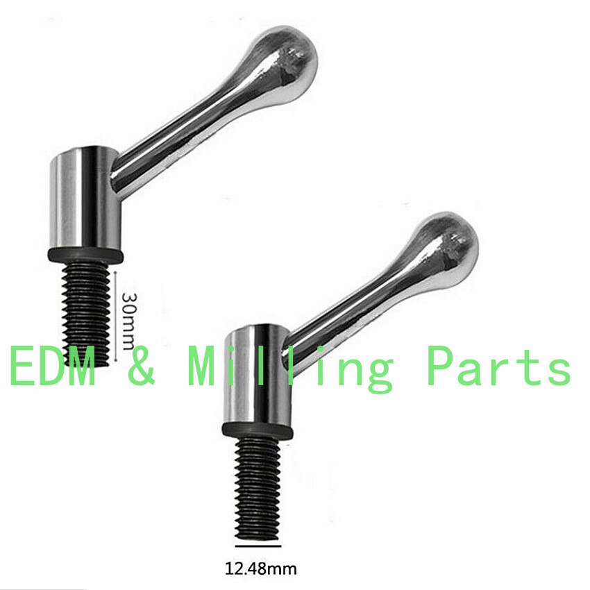 2pcs Milling Machine Part Table Lock Bolt Mill Handle CNC M1/2 Thread For Bridgeport