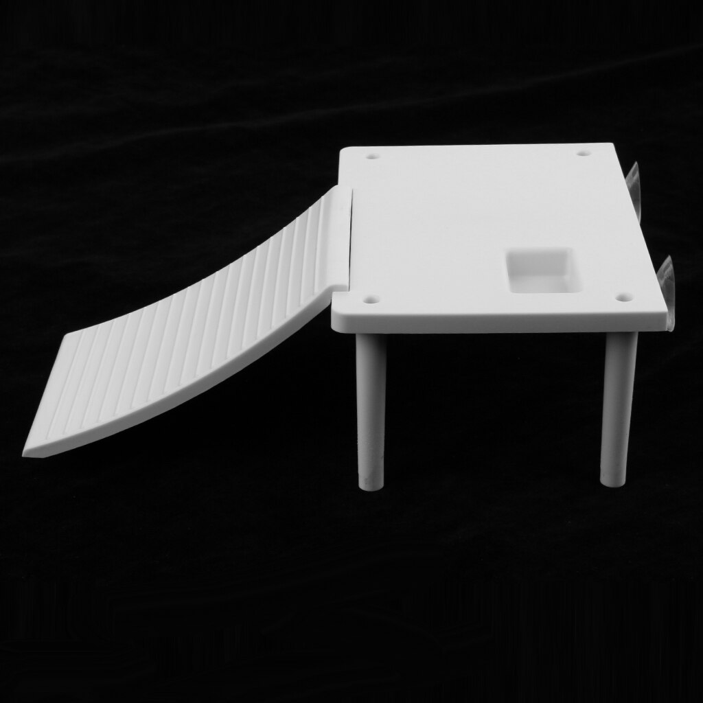 Reptile Aquarium Turtle Floating Island Climbing Basking Platform Staircase