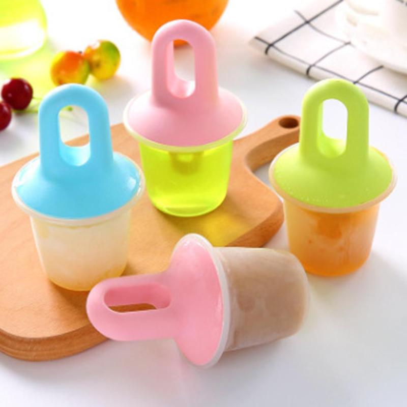 Ice Cream Molds Frozen Ice Cube Tubs Maker Mould Tray Pan Kitchen Tool Ice Cream Maker Popsicle Maker