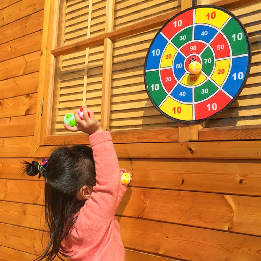 Pelota pegajosa, tablero de dardos, juego de césped familiar, juguetes para niños, sacos de arena para niños, bola para lanzar al aire libre, interacción entre padres e hijos