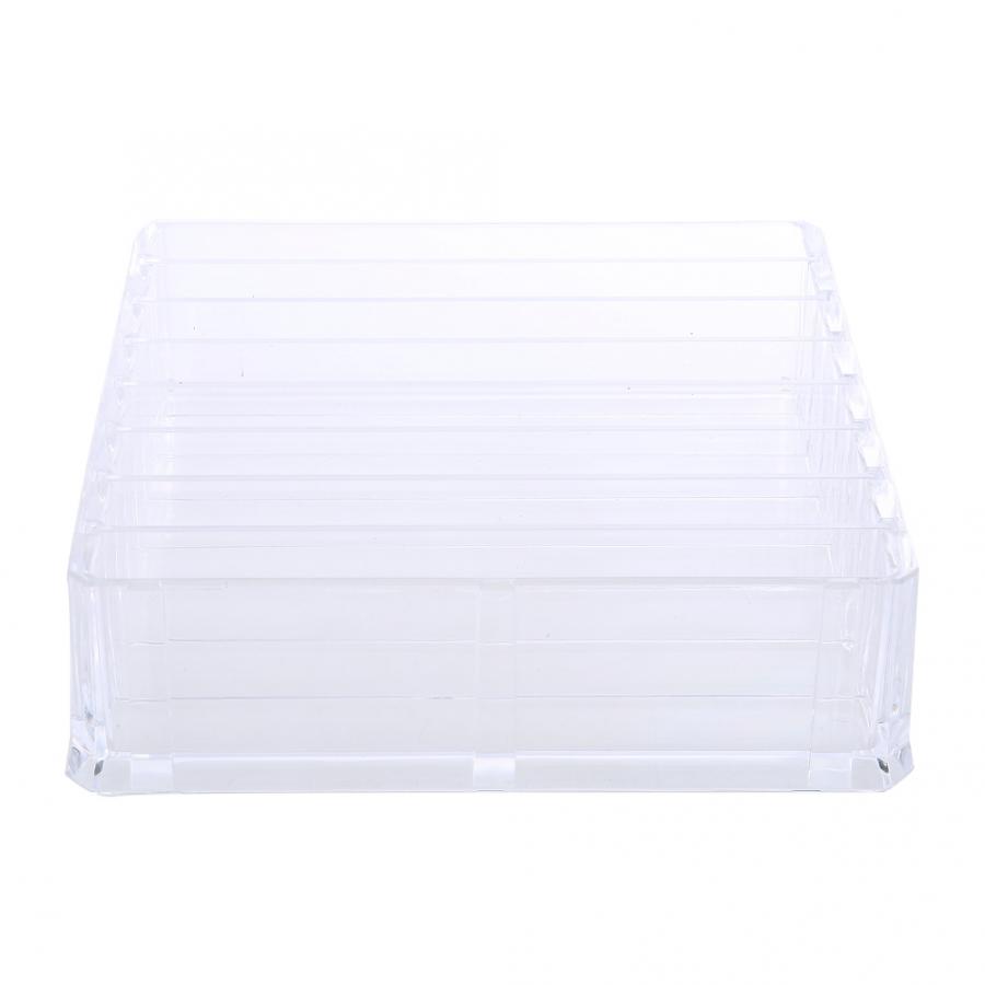 8 Slots Acryl Desktop Up Organizer Lipstick Oogschaduw Paletten Container Doos Acryl Desktop Organizer