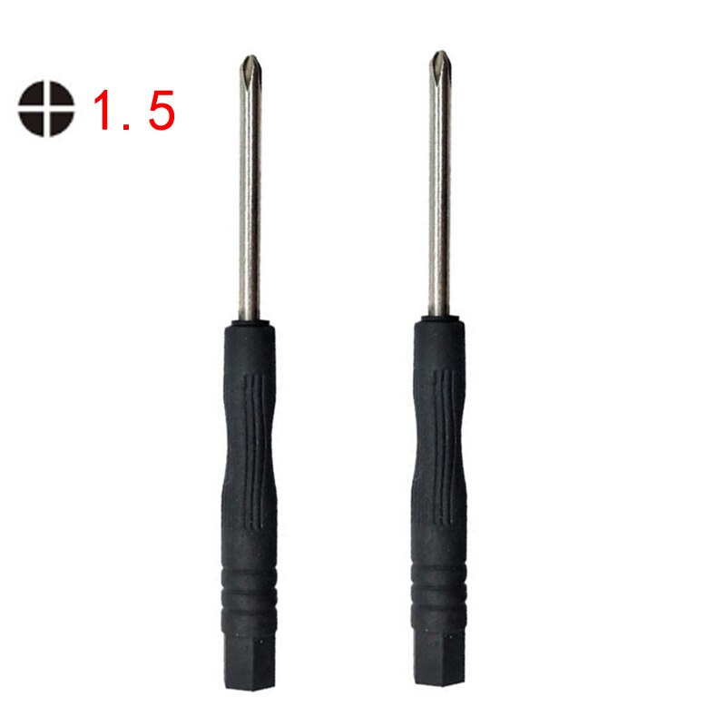Destornillador plano de Micro Cruz Phillips 5 uds Mini 1,5 2,0 3,0 para herramienta de Reparación de PC de teléfono móvil: Plum cross 1.5