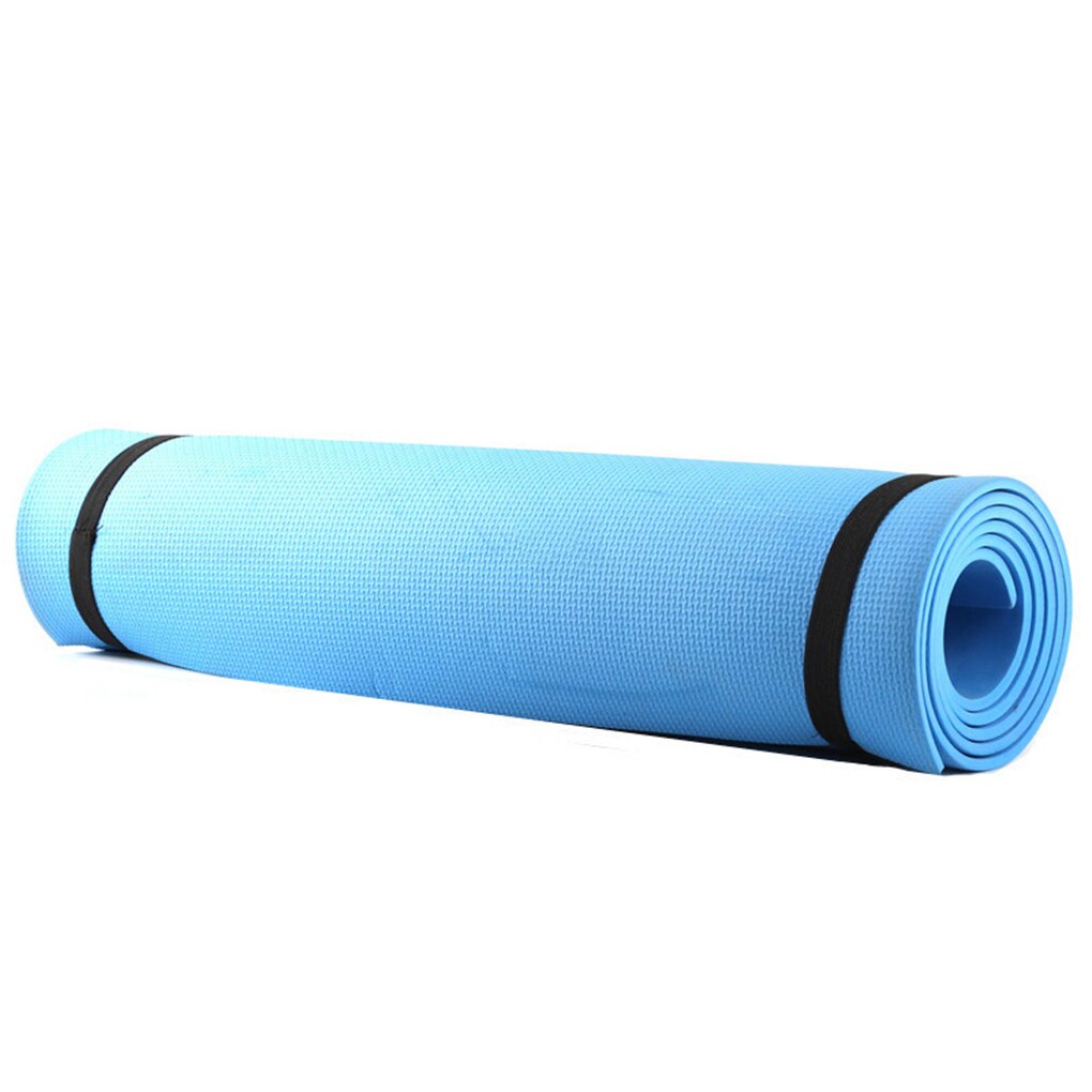 Non-Slip Fitness Exercise Workout Yoga Pilates Mattress Camping Picnic Mat Baby Kids Crawl Pad: Blue