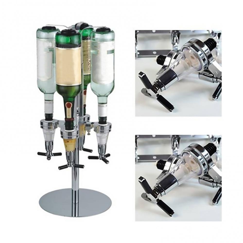 Drink Liquor Dispenser Stand Drinks Spirits Party Bar Stainless Steel Wall Mount Alcohol Dispenser Kitchen Bar Tools